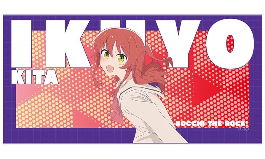 ぼっち・ざ・ろっく！　喜多郁代　バスタオル/タペストリー ぼっち・ざ・ろっく！ 喜多郁代 バスタオル/タペストリー 描き